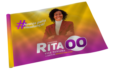 Bandeiras com Bolsa para Haste